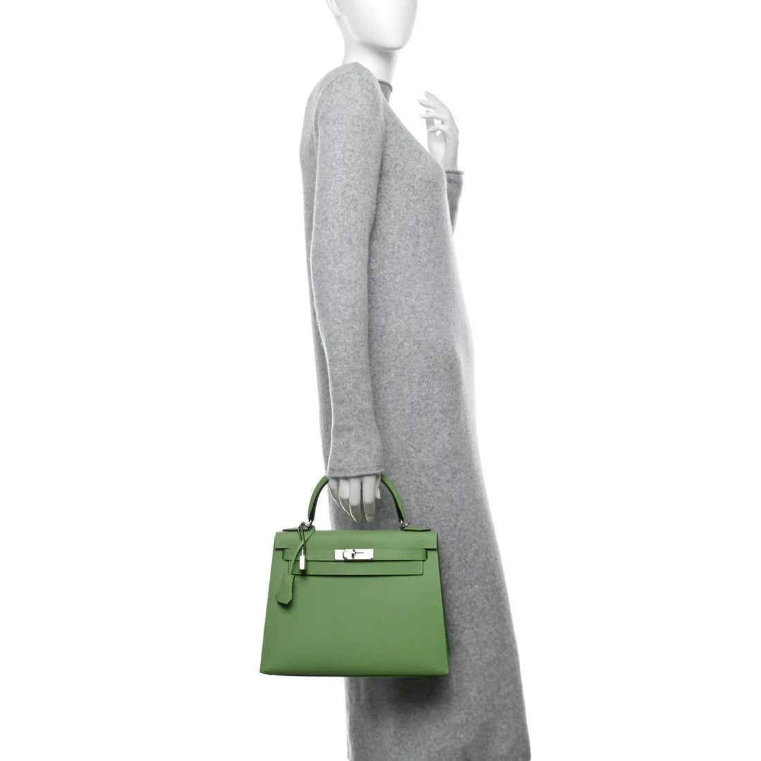 Hermès Epsom Kelly Sellier 28 – Vert Criquet