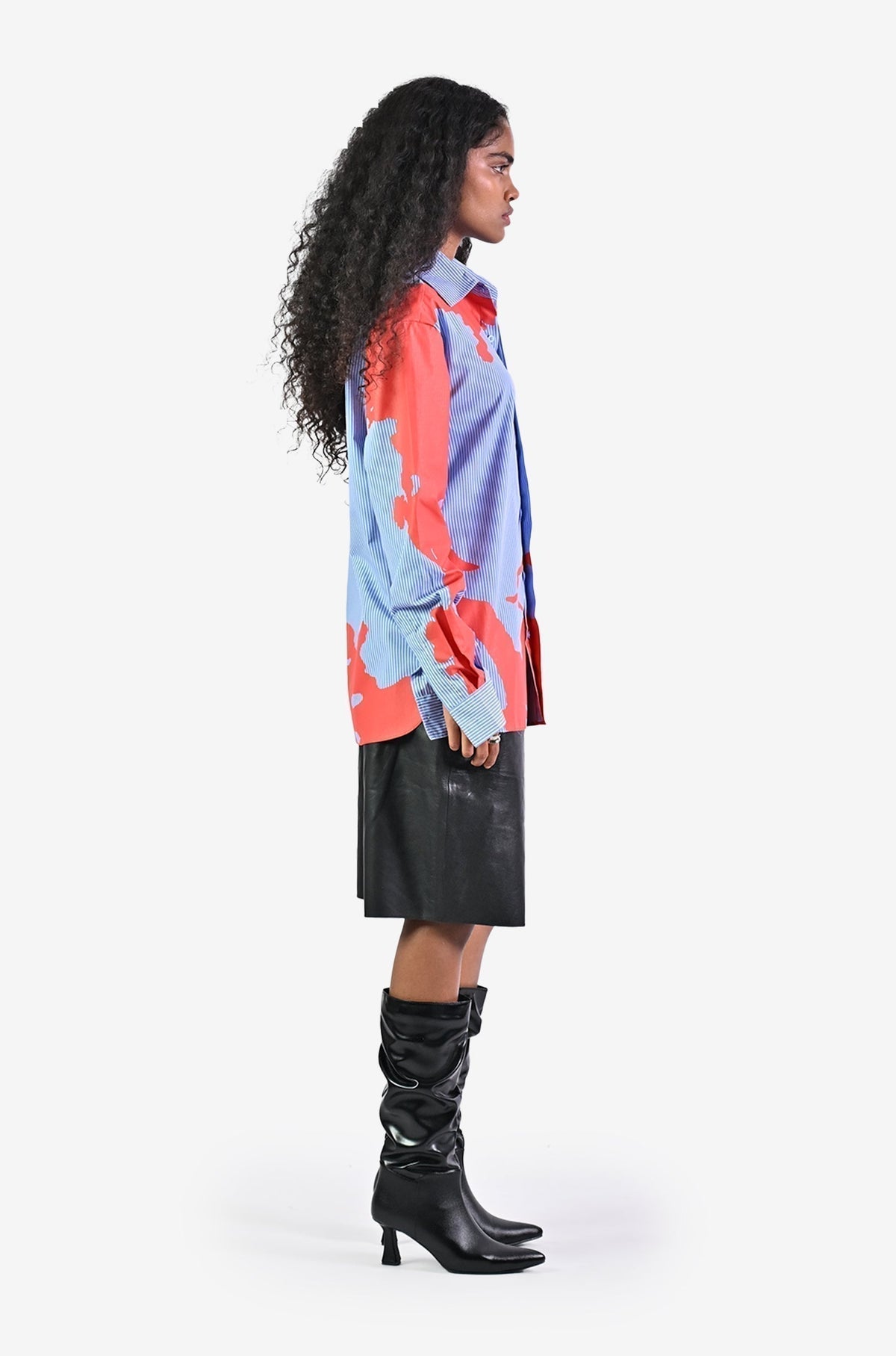 HUEMN flesh shirt - Pinstriped by HUEMN