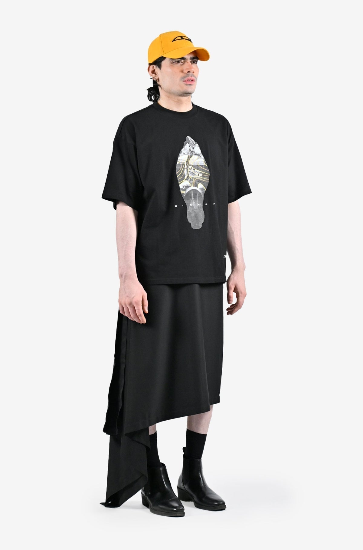 Tata Sierra x HUEMN horse-printed t-shirt by HUEMN