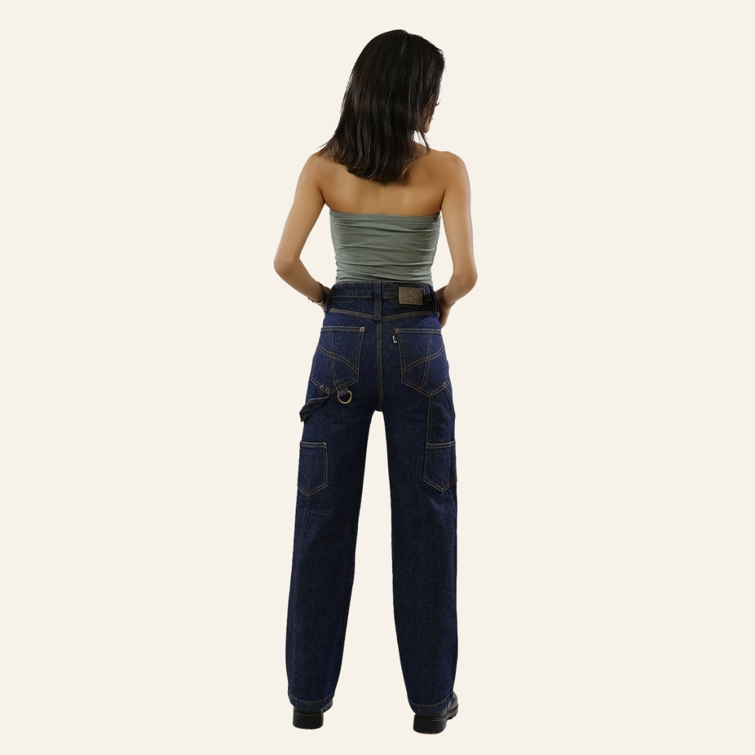 Women's Indigo Jeans - Gold Rush by Old Gene