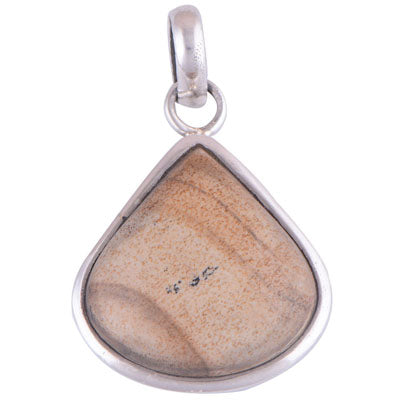 Picture Jasper 925 Sterling Silver Pendant - R100173-6
