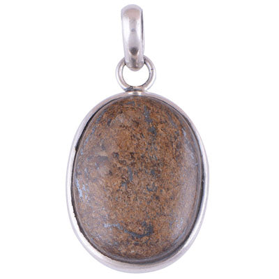 Bronzite 925 Sterling Silver Pendant - R100173-72