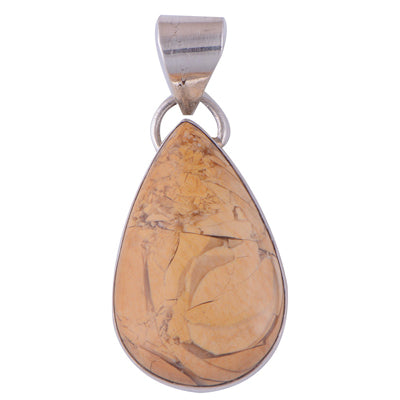 Landscape Jasper 925 Sterling Silver Pendant - R100236-29