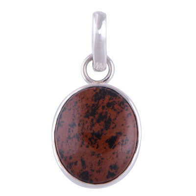 Mahogany Obsidian 925 Sterling Silver Pendant - R100323-25
