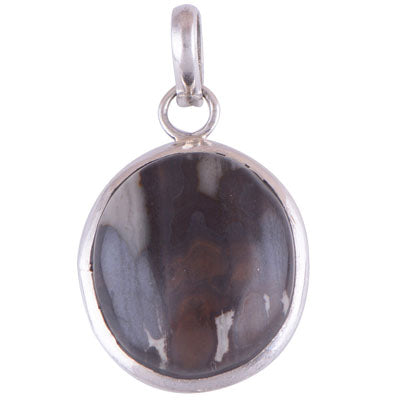 Zebra Jasper 925 Sterling Silver Pendant - R100173-123