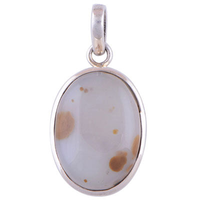 Polka Dot Agate 925 Sterling Silver Pendant - R100281-3