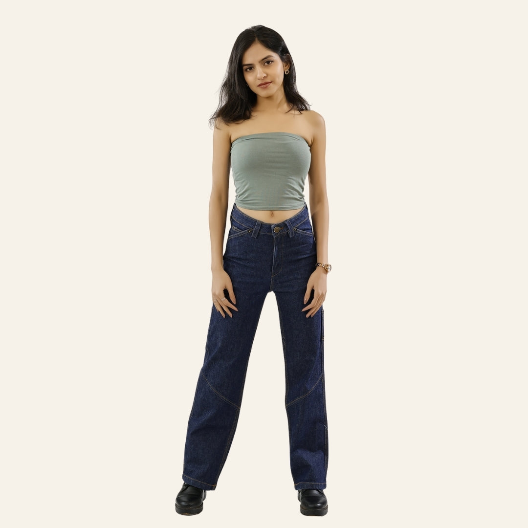 Women's Indigo Jeans - Gold Rush by Old Gene