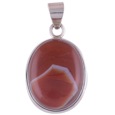 Red Lace 925 Sterling Silver Pendant - R100239-17