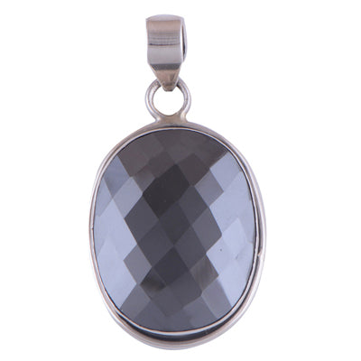 Gun Metal 925 Sterling Silver Pendant - R100448-13