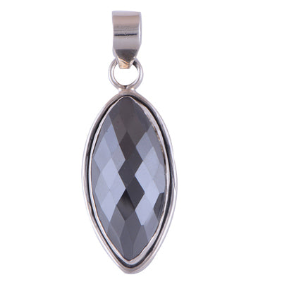 Gun Metal 925 Sterling Silver Pendant - R100448-46