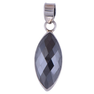 Gun Metal 925 Sterling Silver Pendant - R100445-22