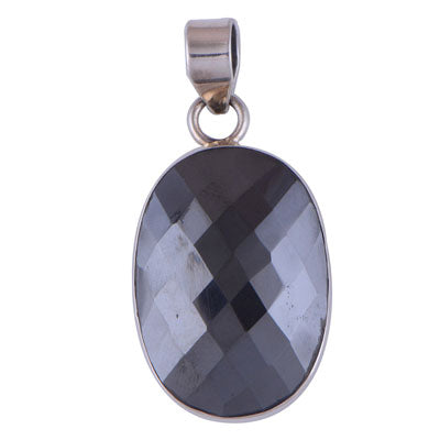 Gun Metal 925 Sterling Silver Pendant - R100445-25