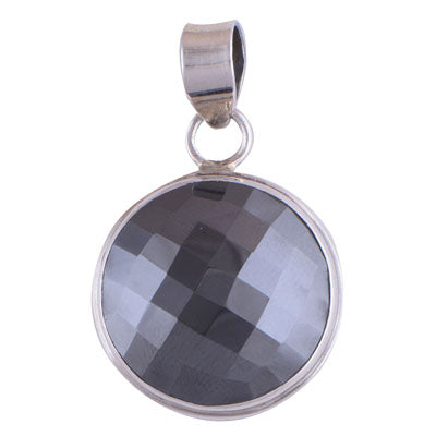 Gun Metal 925 Sterling Silver Pendant - R100449-28