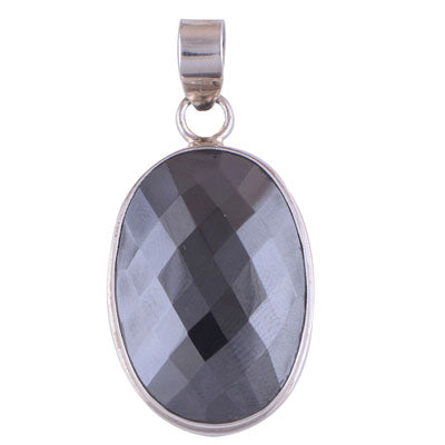 Gun Metal 925 Sterling Silver Pendant - R100449-29