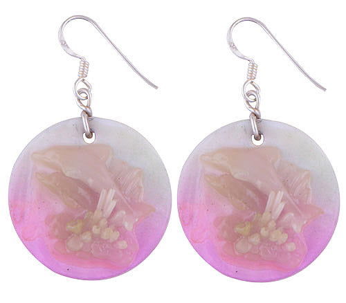925 Sterling Silver Shell Earrings - R1500412-20