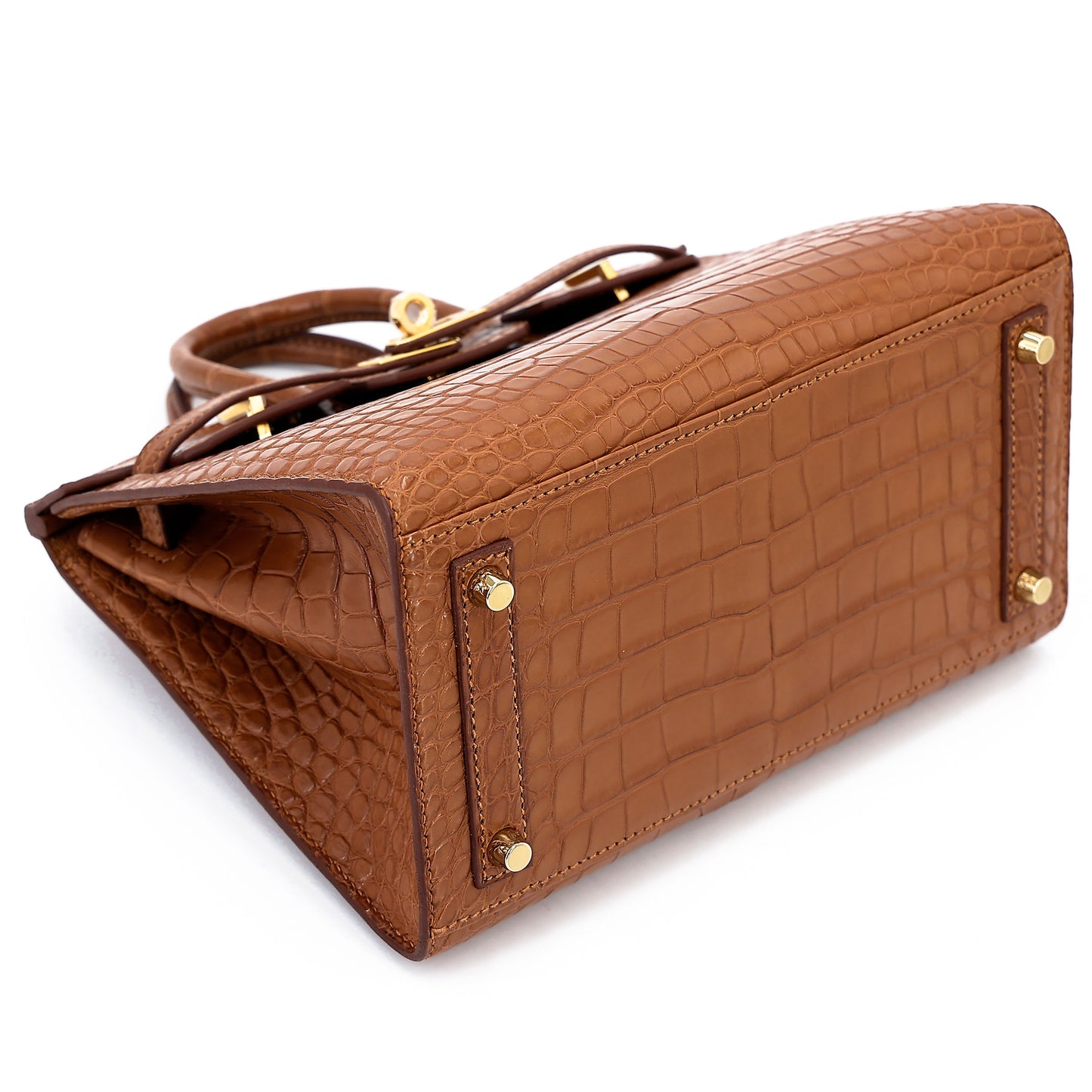 Hermès Birkin 20 Sellier – Gold (37) Matte Alligator, Gold Hardware (2024)