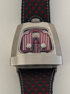 Men’s MB&F HMX Horological Machine 10th Anniversary Ferrari Red Automatic Watch