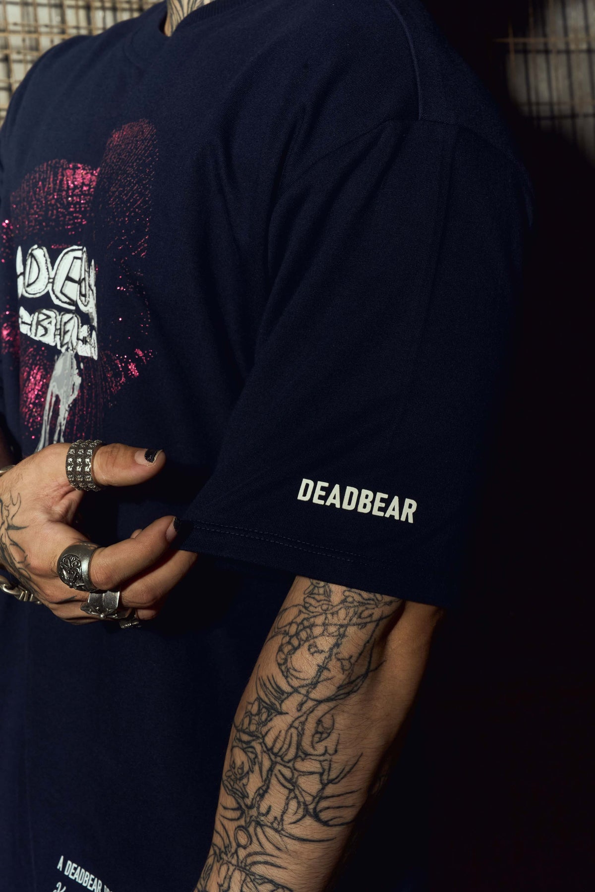 Naughty Bear Tee Navy by DEADBEAR