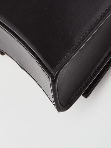 Balenciaga Soft Hourglass Wallet on Chain Bag – Black