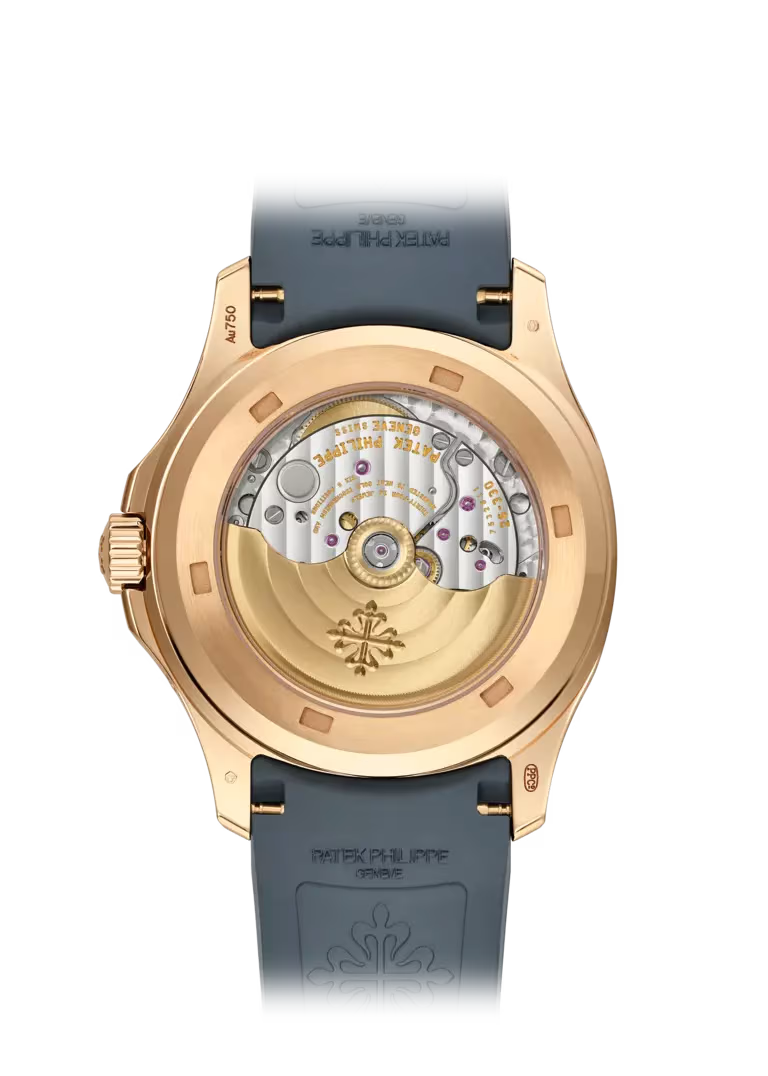 Patek Philippe Aquanaut 5261R-001 Rose Gold Annual Calendar Blue-Gray Dial Watch - Zeuskicks