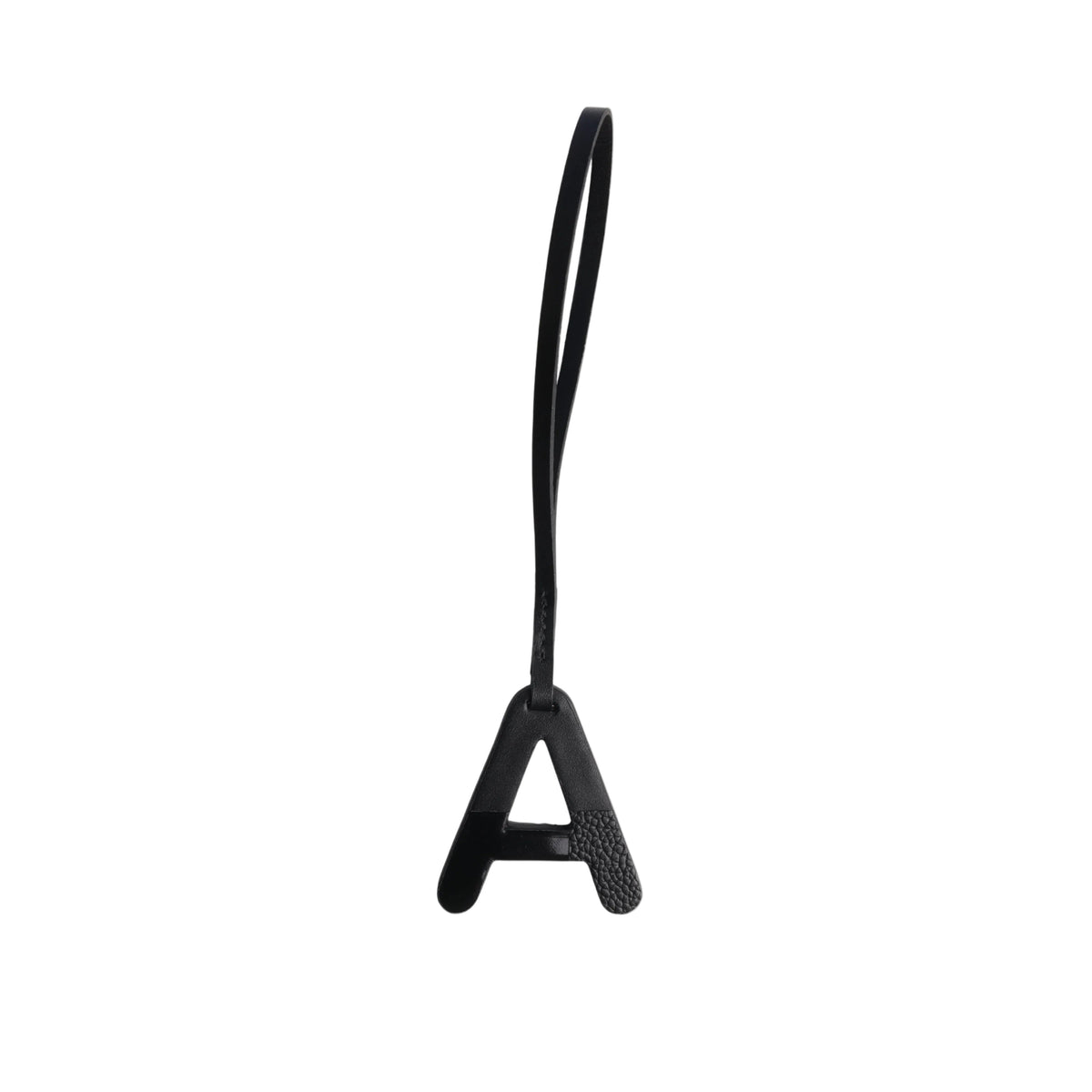 Alphabet Black Charm by leather charms