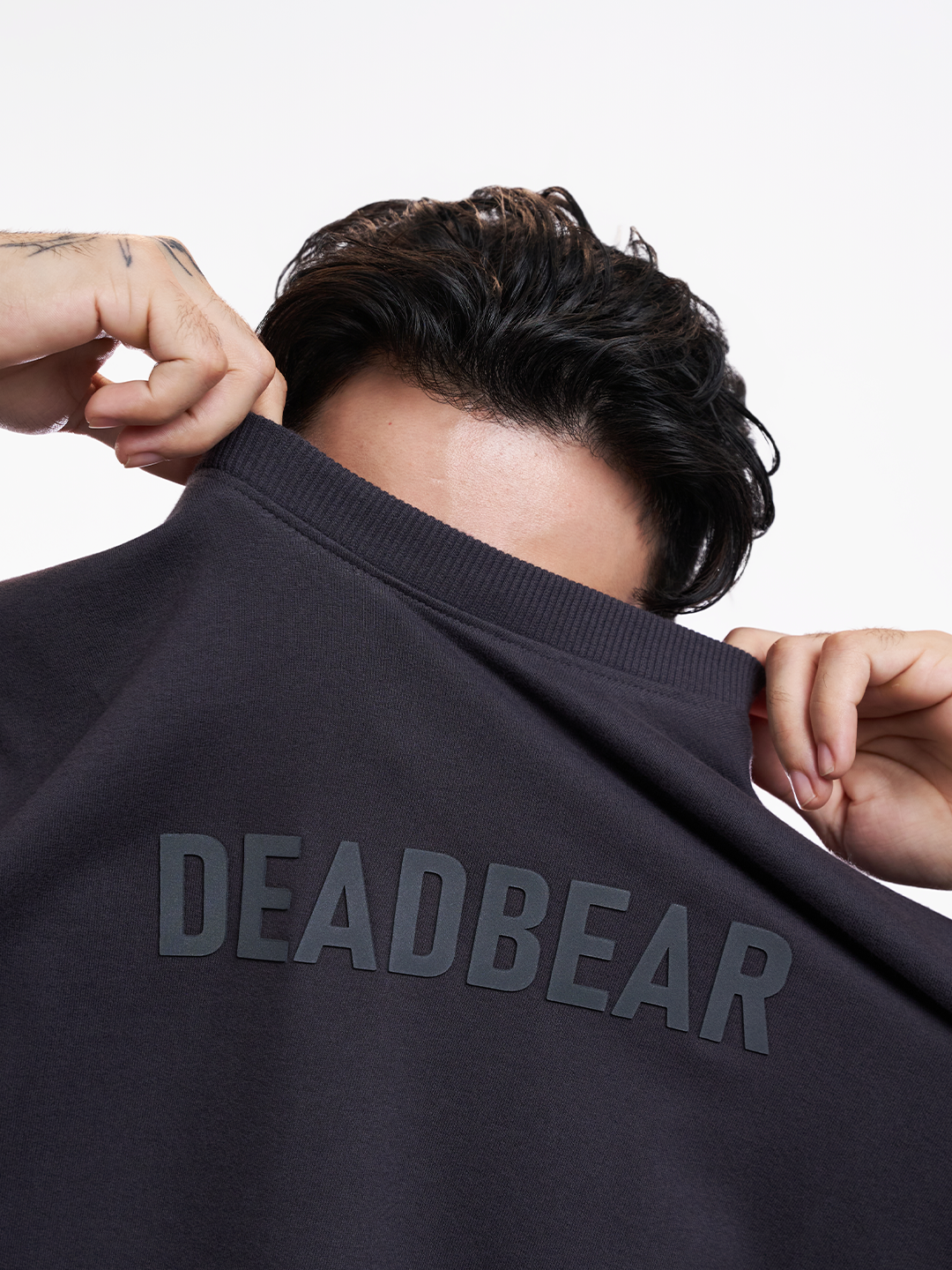 Basic Shadow Grey Tee by DEADBEAR