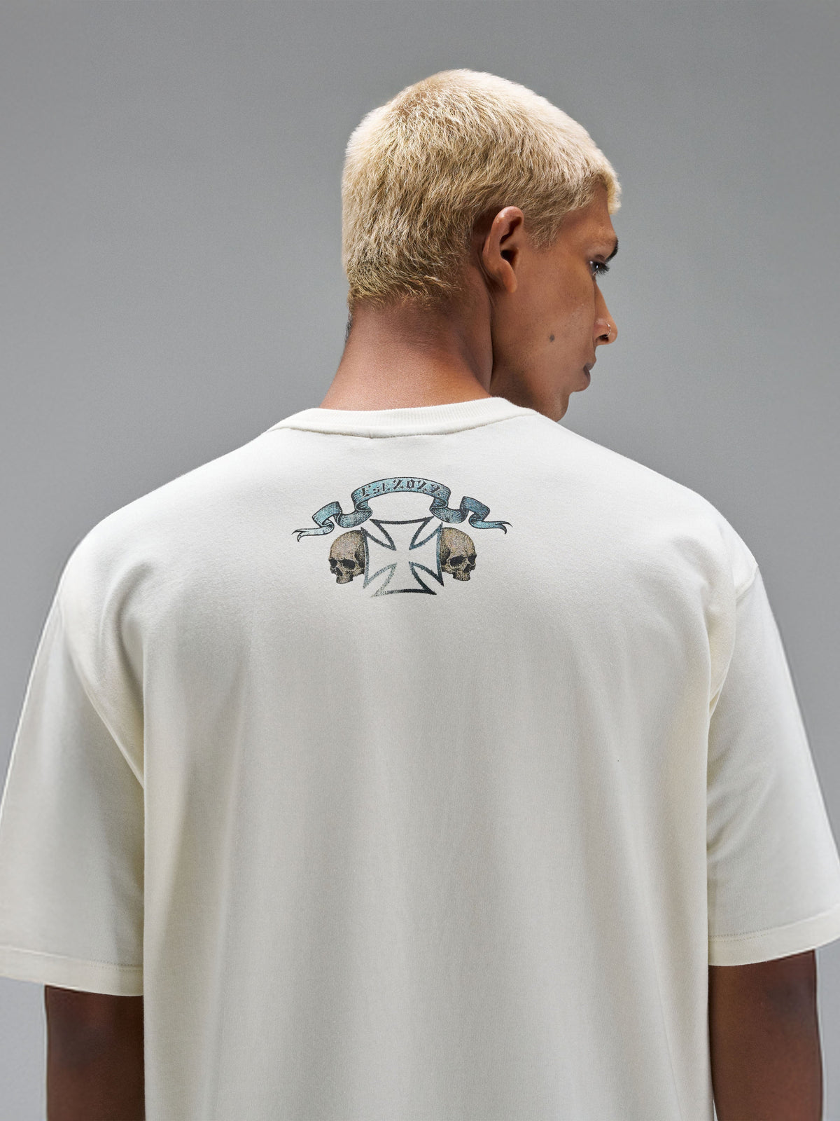 Skeleton 3.0 Tee Cream by DEADBEAR