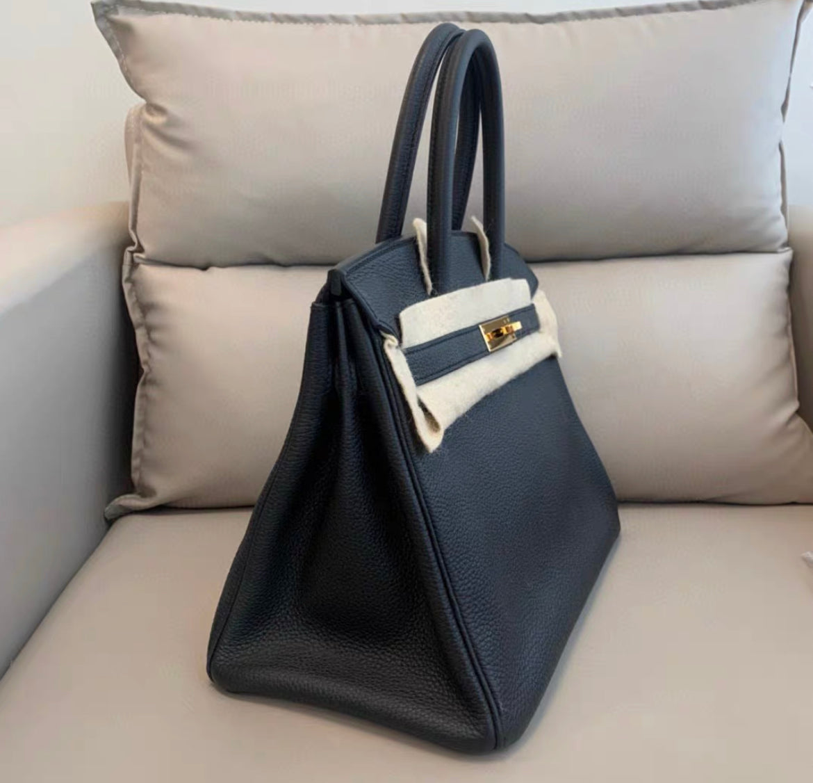 Hermès Birkin 30 – Black Togo Leather Gold Hardware