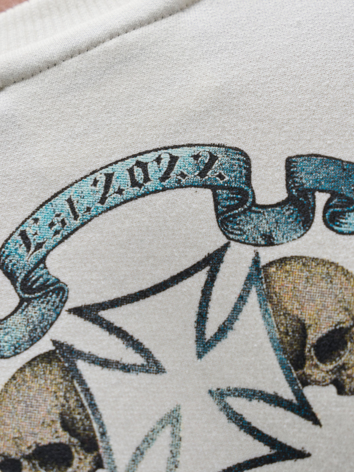 Skeleton 3.0 Tee Cream by DEADBEAR