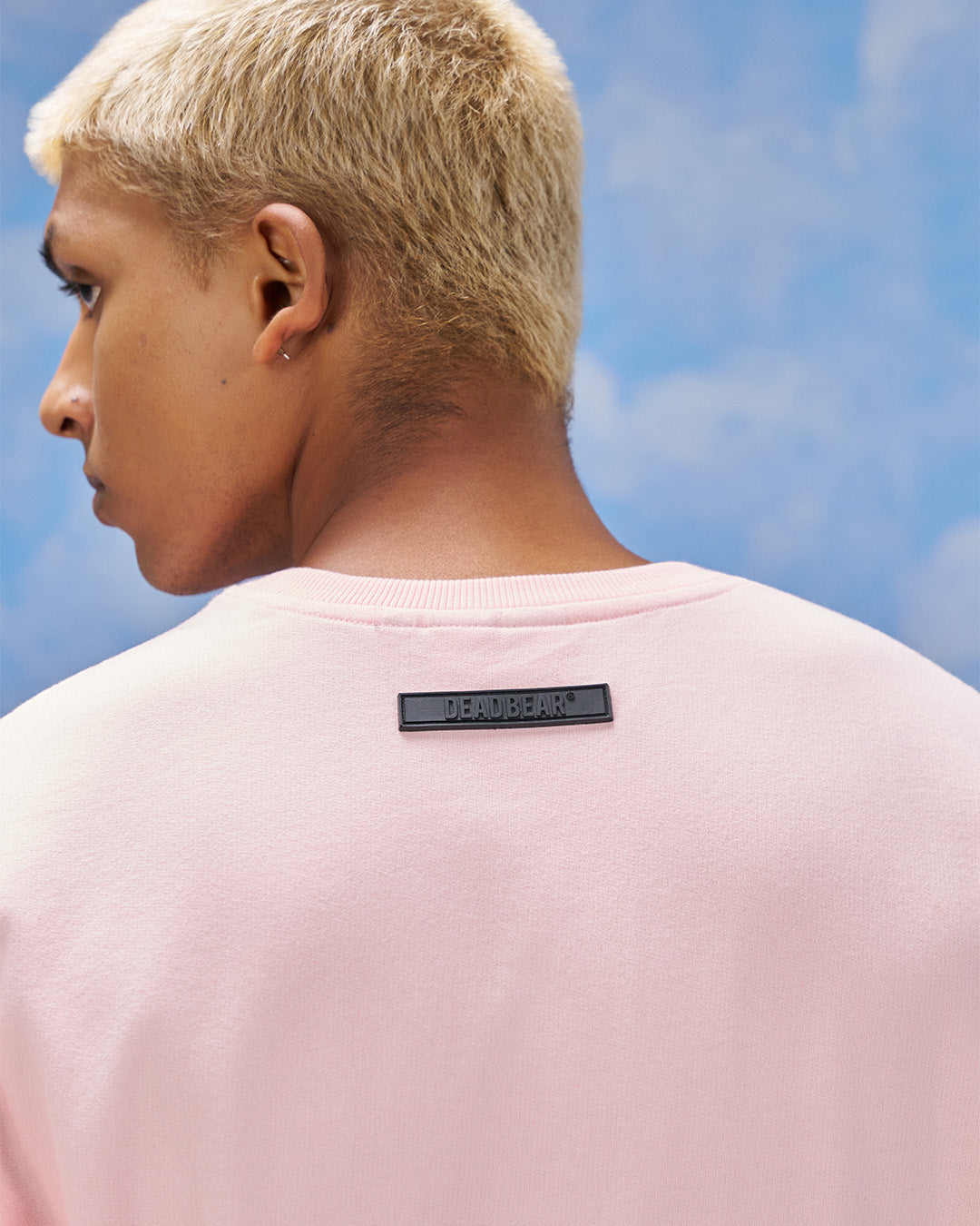 Scribbled Logo Tee Pink by DEADBEAR