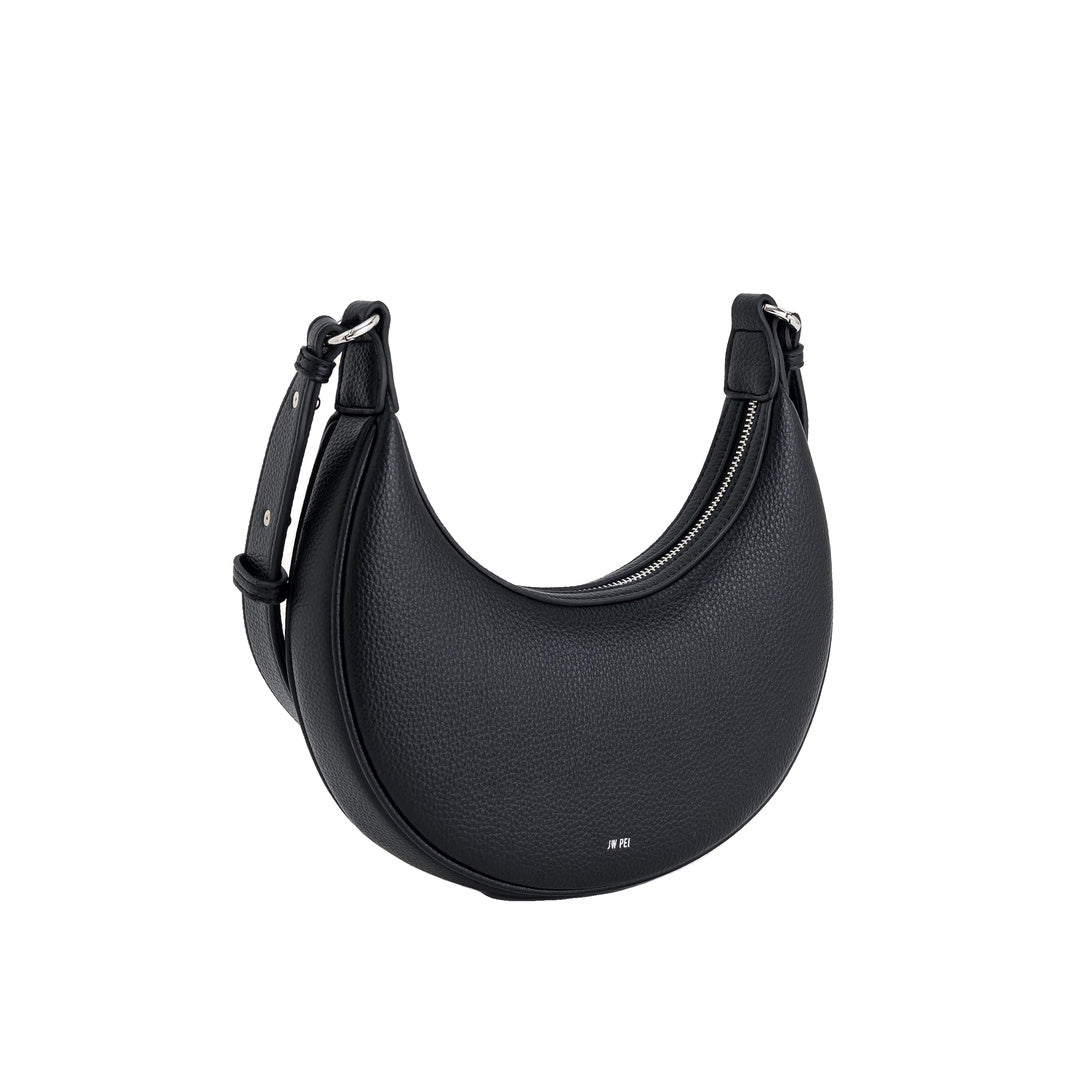 JW PEI Carly Medium Shoulder Bag - Black by JW PEI