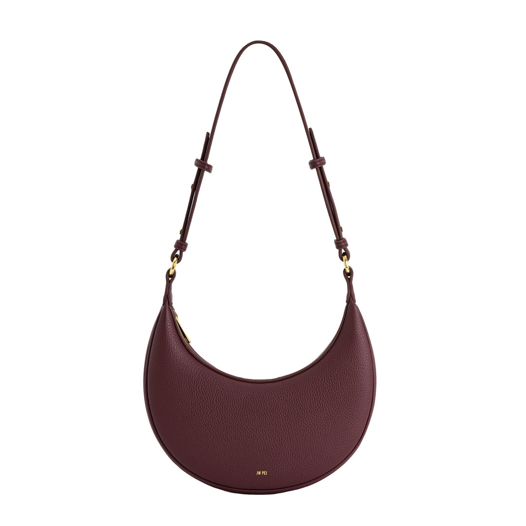 JW PEI Carly Medium Shoulder Bag - Deep Claret by JW PEI