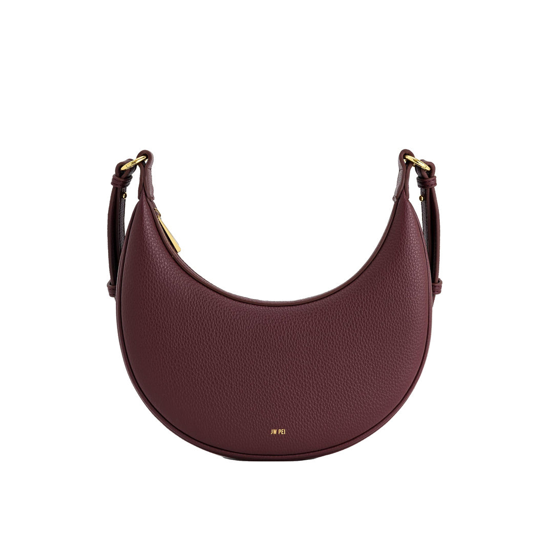 JW PEI Carly Medium Shoulder Bag - Deep Claret by JW PEI