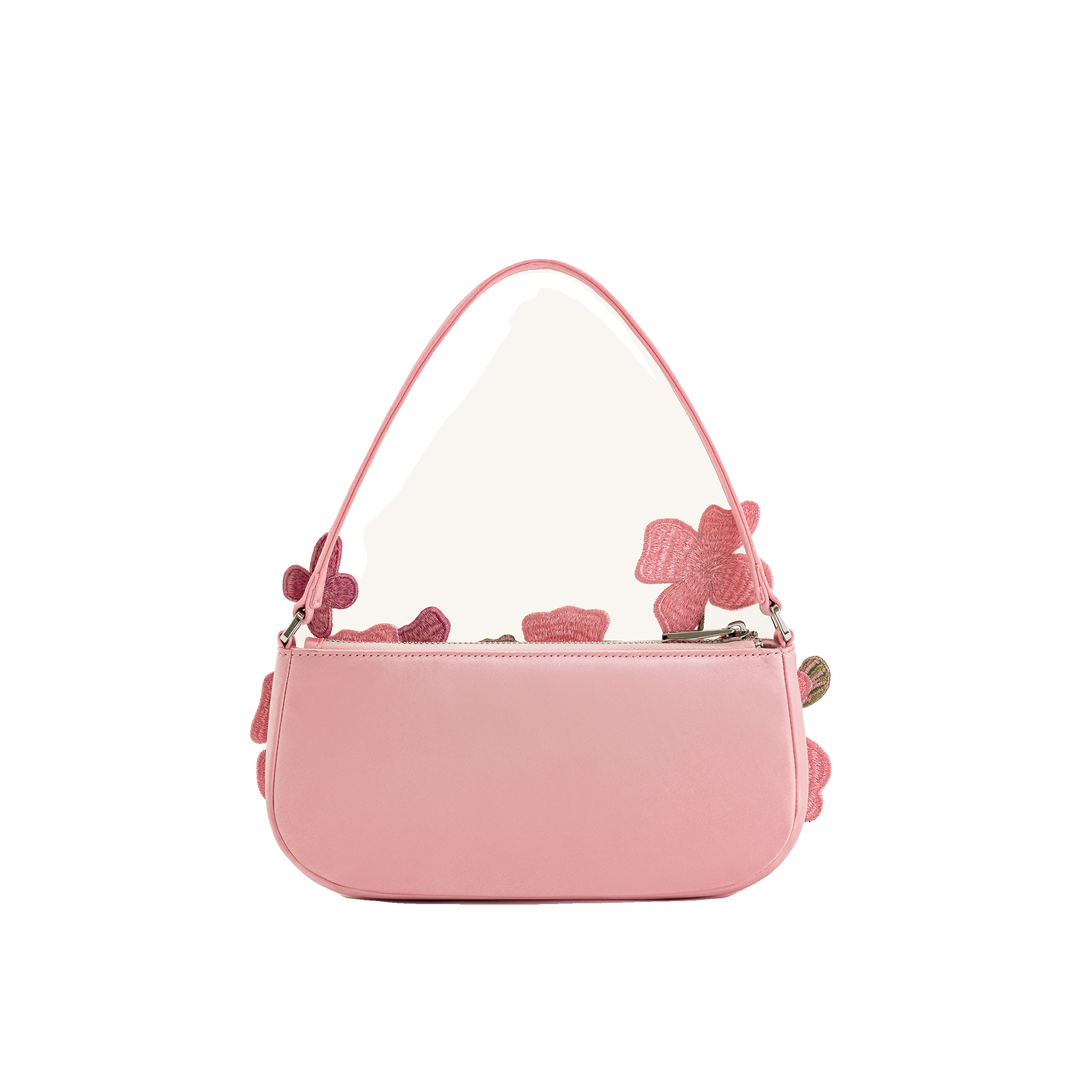 JW PEI Leona Bead Embellished Shoulder Bag - Pink by JW PEI