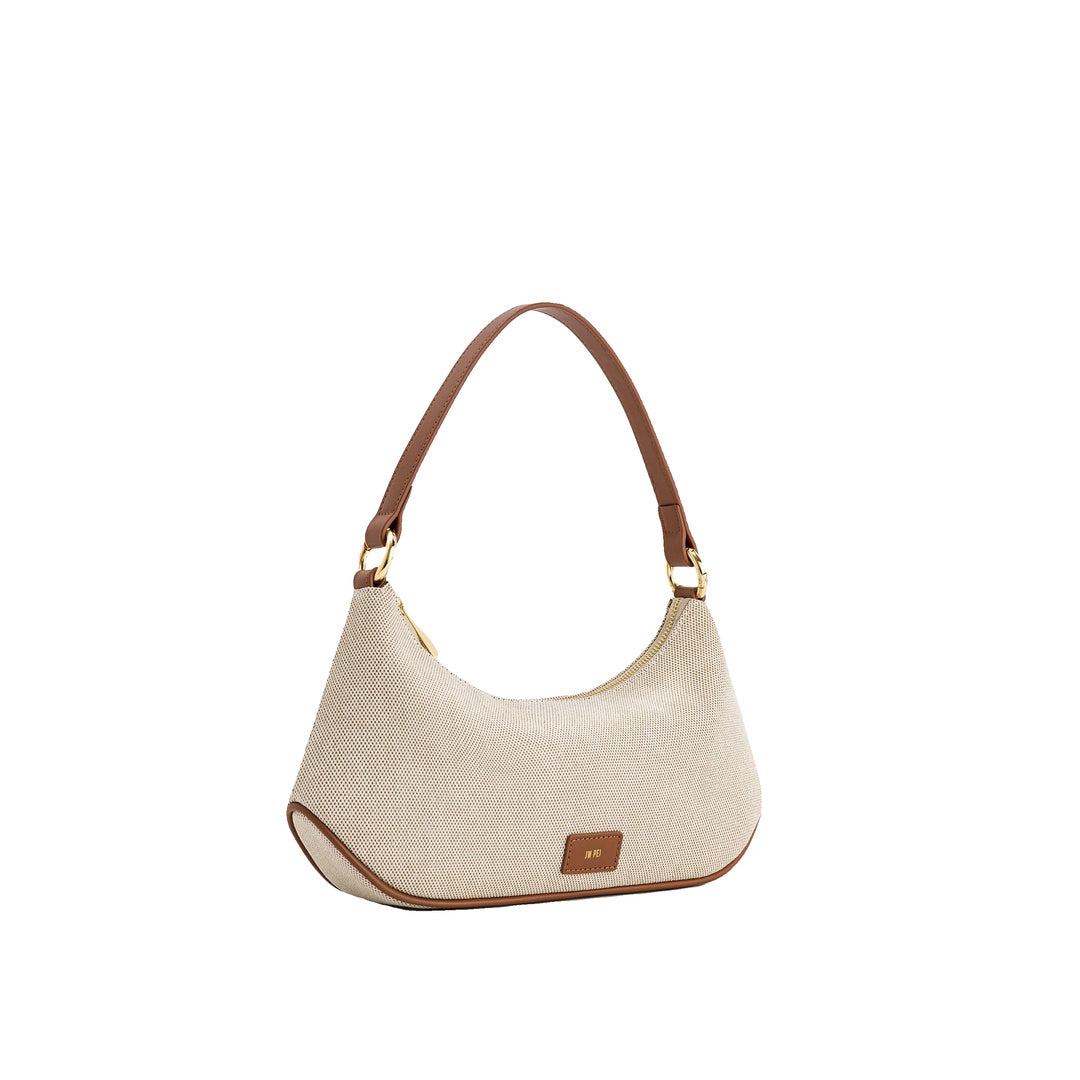 JW PEI Lily Shoulder Bag - Brown Canvas by JW PEI