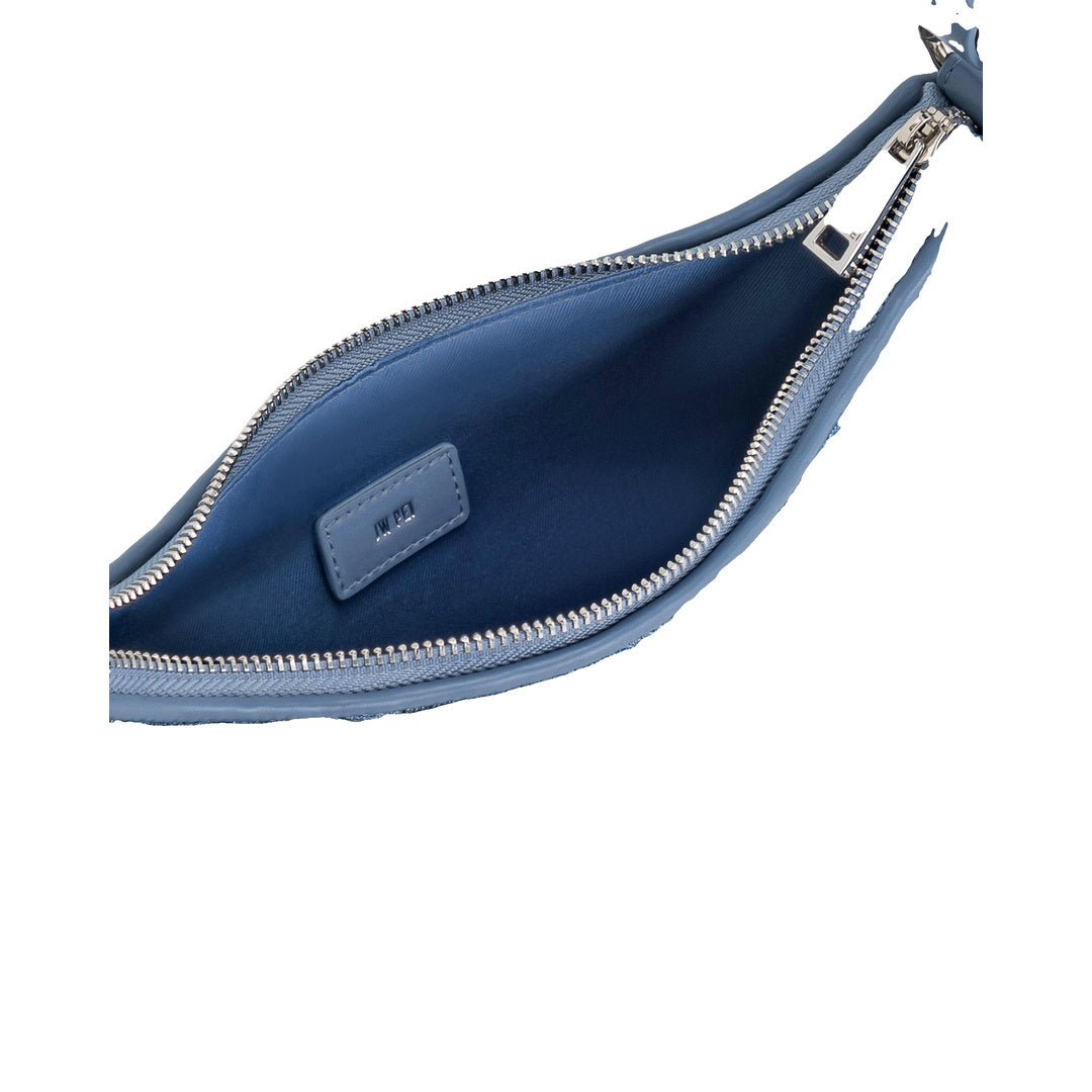 JW PEI Lily Shoulder Bag - Blue Denim Weave by JW PEI