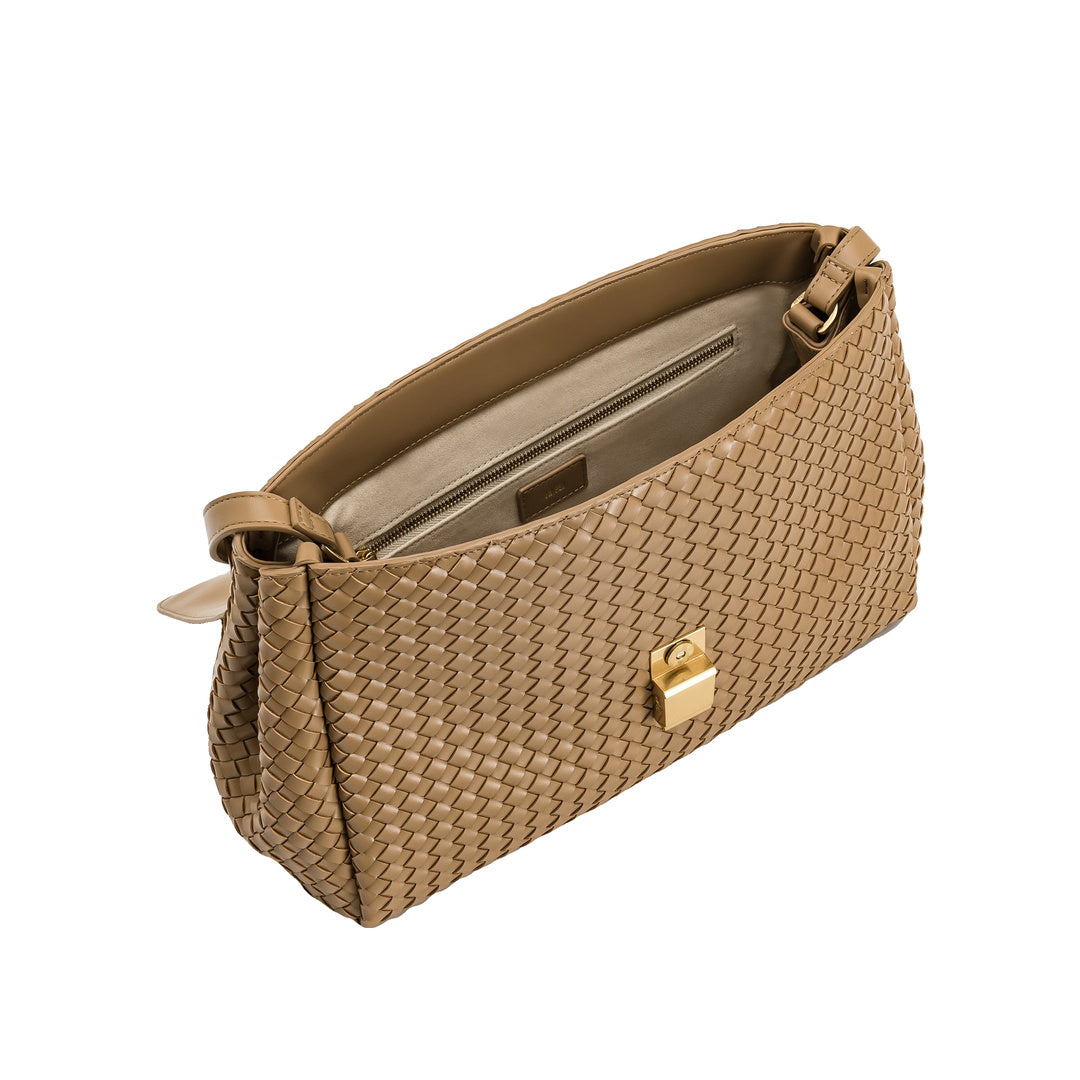 JW PEI Hilary Woven Shoulder Bag - Camel by JW PEI