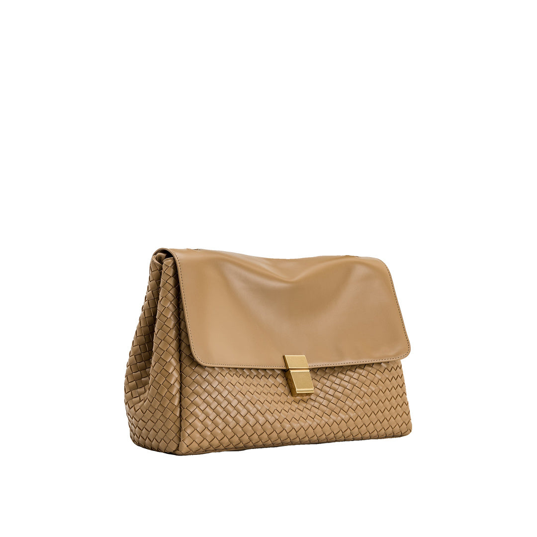 JW PEI Hilary Woven Shoulder Bag - Camel by JW PEI