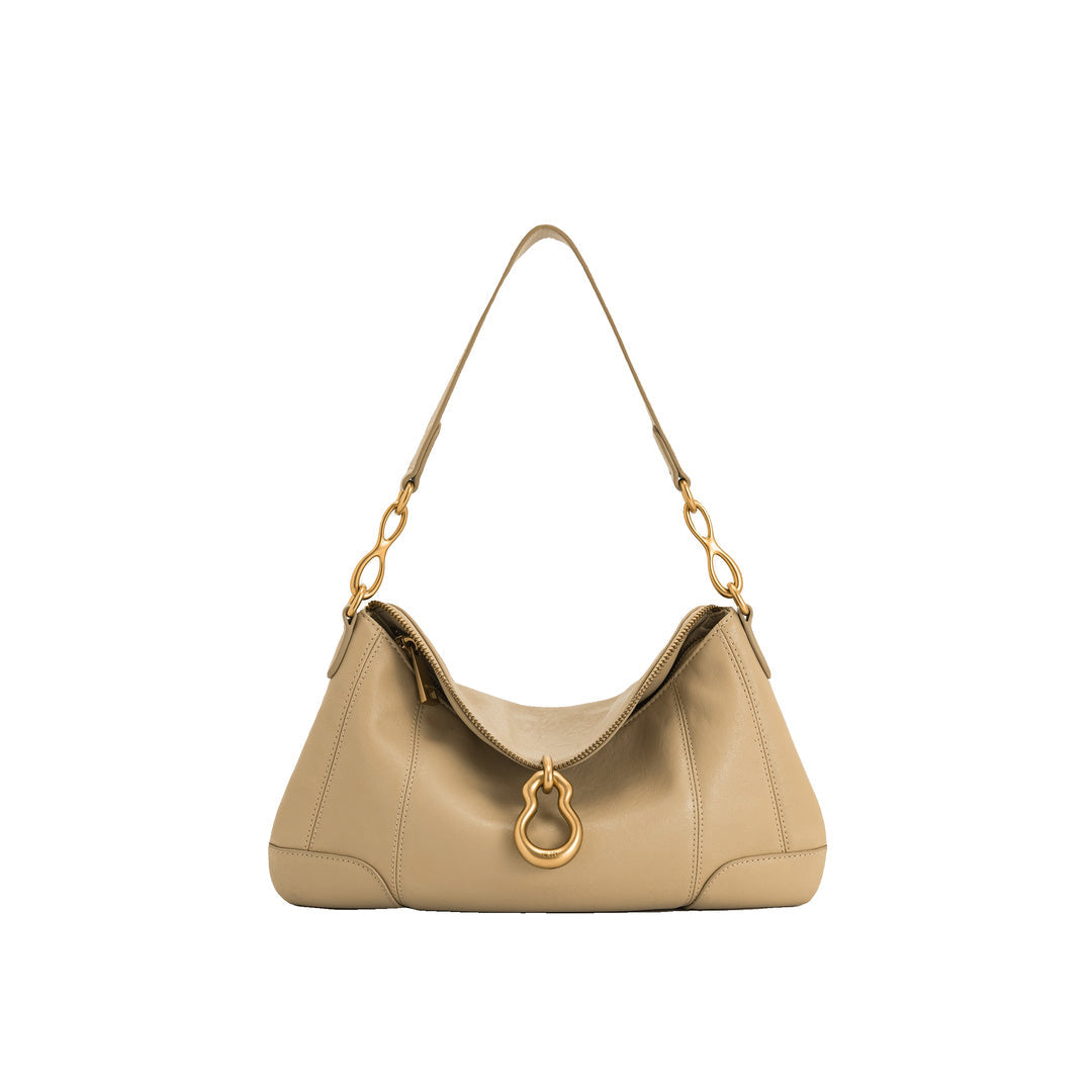 JW PEI Jayla Metal Pendant Embellished Shoulder Bag - Khaki by JW PEI