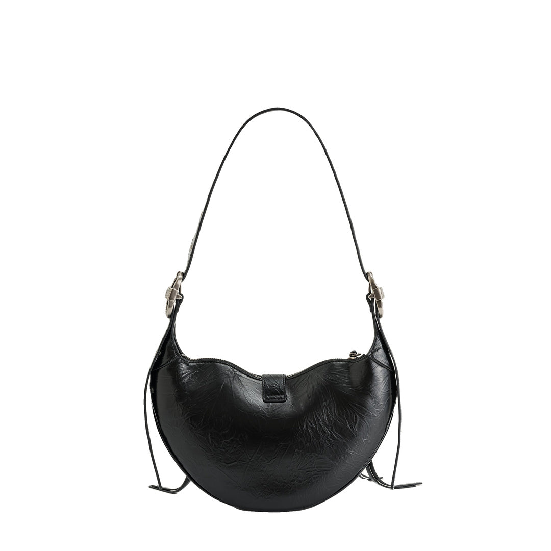 JW PEI Tessa Crushed Shoulder Bag - Black by JW PEI