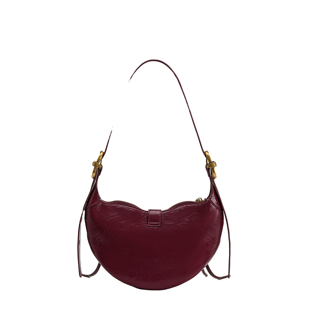 JW PEI Tessa Studded Shoulder Bag - Burgundy by JW PEI