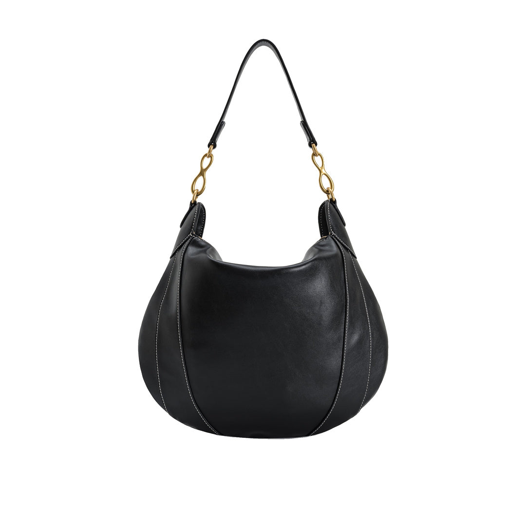 JW PEI Daria Metal Pendant Embellished Shoulder Bag - Black by JW PEI