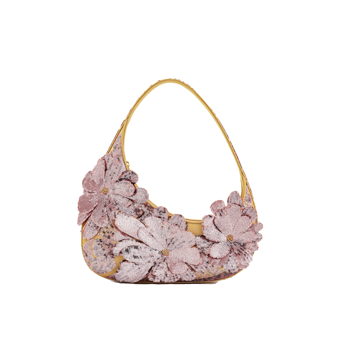 JW PEI Harlee Sequin Shoulder Bag - Pink by JW PEI