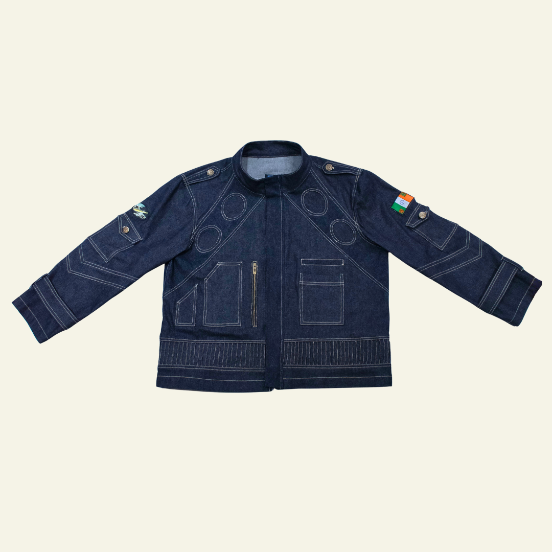 Blue Denim Space age Jacket by Old Gene