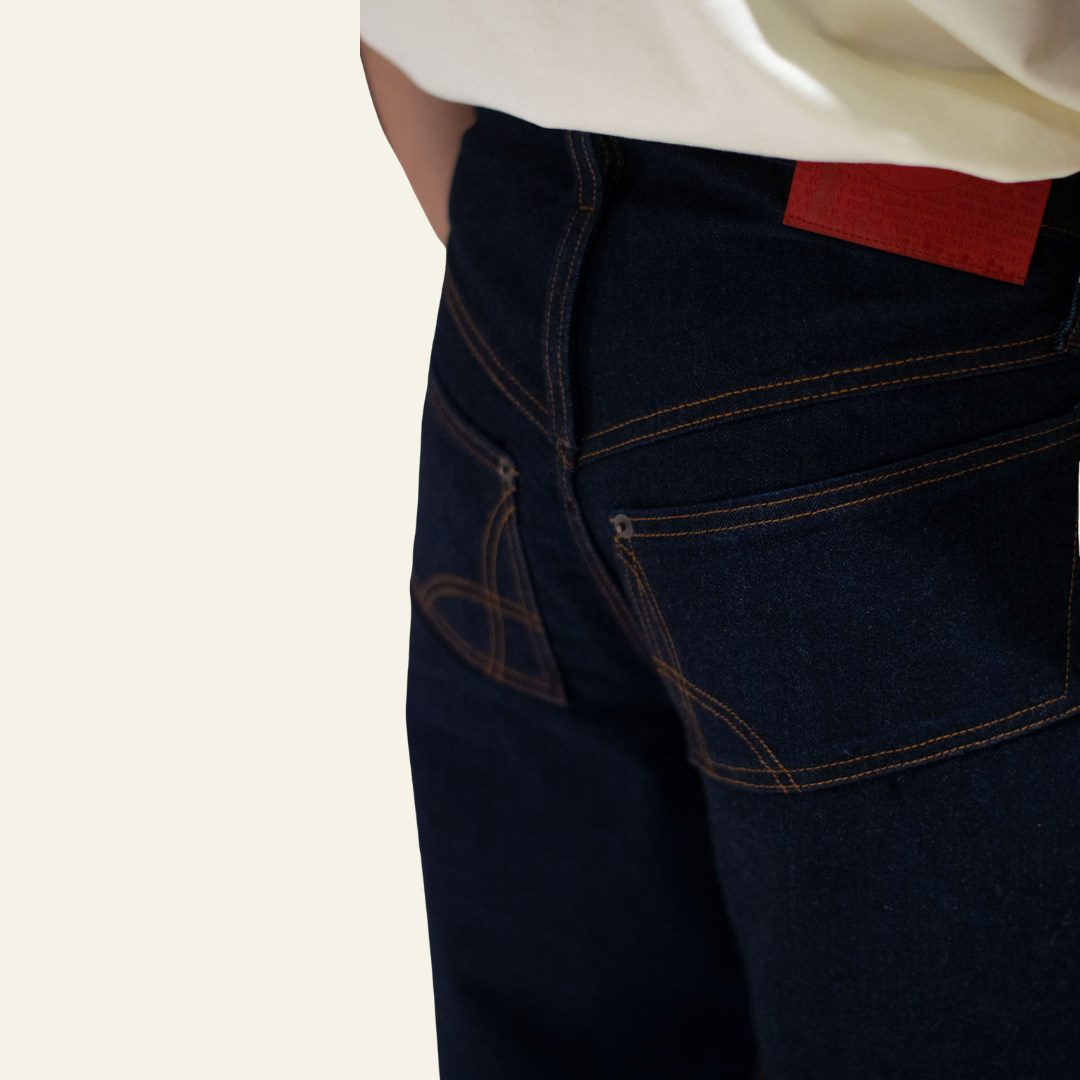 Men’s Indigo Bell Bottoms - Youth Rebellion by Old Gene