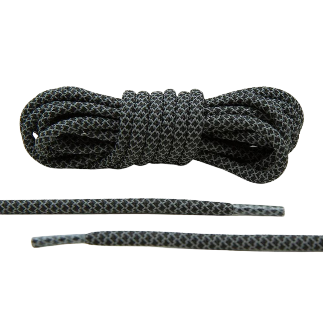Black Rose Reflective Shoelaces | Yeezy Laces, Nike Laces By KNOTTY by KNOTTY
