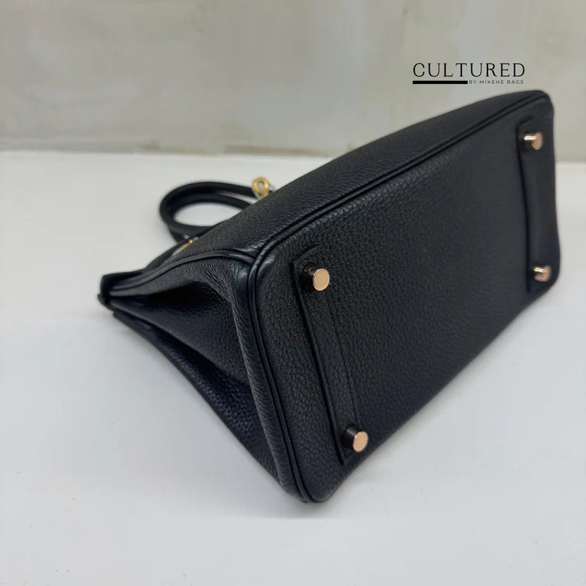 Hermès Birkin 25 – Togo Leather in Bleu Nuit with Gold Hardware