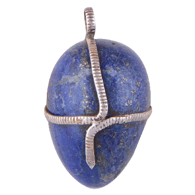 Lapis 925 Sterling Silver Pendant - R100352-6