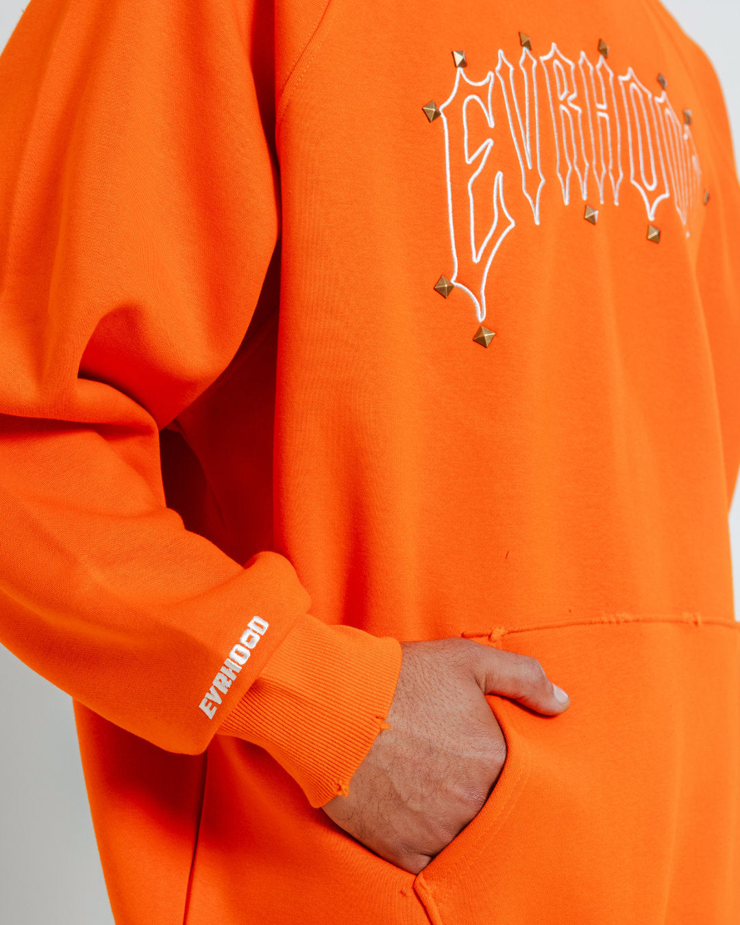 Wired Orange Hoodie by Evrhood
