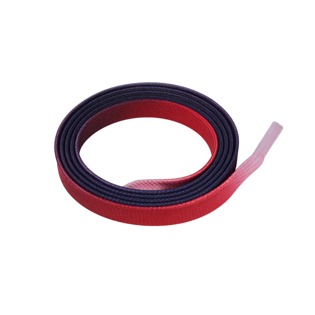 Berry Nebula Gradient Shoelaces | Red - Purple - Light Pink | Premium Gradient Flat Sneaker Laces by KNOTTY by KNOTTY